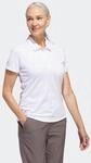 Damen Golf Poloshirt - ADIDAS wei&szlig;