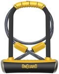 Onguard B&uuml;gelschloss Pitbulll DT 8005 115x230mm, &Oslash;14mm, sw, mit Seil u. Halter