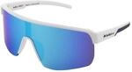 DAKOTA Sonnenbrille - Shiny White/Ice Blue Revo