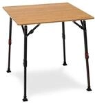 Quick Kimmy S 70 x 70 cm Campingtisch faltbar Bambus 2 Personen h&ouml;henverstellbar