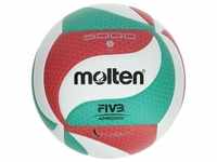 Volleyball Grösse 5 - Molten 5000 Indoor FIVB geprüft grün/rot, grün|rot|weiß, 5