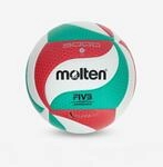 Volleyball Gr&ouml;&szlig;e 5 - Molten 5000 Indoor FIVB gepr&uuml;ft gr&uuml;n/rot