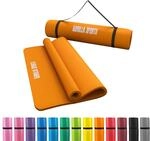 Yogamatte - 190x100x1,5 cm, mit Tragegurt, Gymnastikmatte, Fitnessmatte