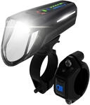 FISCHER LED-Akku Frontlicht 100 Lux mit Fernlichtfunktion 80 Lux