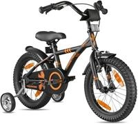 Kinderfahrrad 16 Zoll ab 4 Jahre mit St&uuml;tzr&auml;der und R&uuml;cktritt