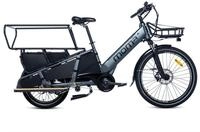 E-Lastenfahrrad Cargobike, Longtail, SHIMANO 7v, Autonomie bis 90km