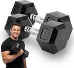 XTREXO Hex gummierte Hantel 10 kg