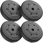 Bitum-Hantelscheiben Set Trex Sport 20 kg (4&times;5 kg) mit abgeschr&auml;gten Kanten