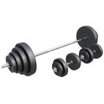 Langhantelset Kunststoff 60 kg - 130 kg
