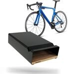 Fahrrad Wandhalterung - Holz und Aluminium - Regalboden - Schwarz - S-RACK