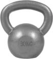 Kettlebell - 2 bis 32 kg Gewichte, Silber oder Schwarz - Kugelhantel