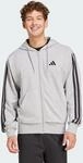 Essentials 3-Streifen French Terry Kapuzenjacke Essentials 3-Streifen French Terry Kapuzenjacke