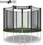 Trampolin rund outdoor Jump Pro 10FT 312 cm mit Externes Sicherheitsnetz, Leiter