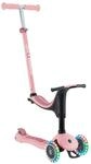 GLOBBER GO-UP SPORTY LIGHTS pastellrosa, mit Leuchtrollen