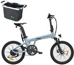 ADO EBike Air 20S Faltbares E-Fahrrad,klapprad Riemenantrieb,Pedelec,blau
