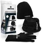 Damen/Herren Fu&szlig;ball Set - Spieler Winterset V22 schwarz