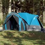 VidaXL Tipi-Familienzelt 8 Personen wasserdicht blau