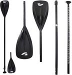 F2 Marken SUP Paddel Kajak Alu 4 teilig 170-241cm 2in1 Paddle Schwarz 2025