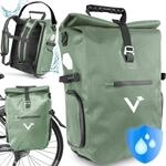 Fahrradtasche Wasserdichte 2in1 Pro Gep&auml;cktr&auml;gertasche & Rucksack 23L - ValkPro