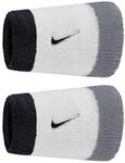 Schwei&szlig;band, Swoosh (2erPack) Damen und Herren Wei&szlig;/Grau/Schwarz