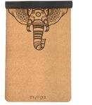 Extra gro&szlig;e Kork-Yogamatte - Elefant