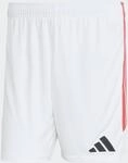 Damen/Herren Trainingsshorts - Tiro 26 wei&szlig;/rot
