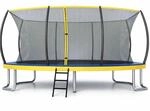 Trampolin Outdoor 457x305cm, T&Uuml;V GS, Smartes Klappnetz, Inkl. Leiter,...