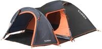 Kuppelzelt TAMBU Akasa 4 Personen Camping- und Festival-Zelt in Blau mit Vorbau