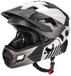 Kinderfahrradhelm Fullface mit abnehmbarem Kinnschutz Rockbros