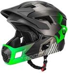Kinderfahrradhelm Fullface mit abnehmbarem Kinnschutz Rockbros