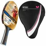 Butterfly 1x Timo Boll Gold 85021 Tischtennisschl&auml;ger + H&uuml;lle Drive Case
