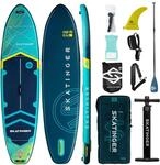 SUP-Board SKATINGER Prana Meteor blau 350x89x15 cm (11'6'') yoga, mit Zubeh&ouml;rset
