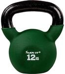 Kettlebell PRO - 2 - 24 kg, Kugelhantel aus Gusseisen mit Neoprenbeschichtung