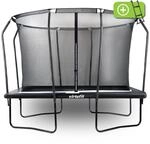 Premium-Trampolin mit Sicherheitsnetz &ndash; rechteckig &ndash; 213 x 305 cm