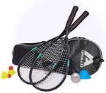 Speed Badminton Set inkl. Tasche Apollo 2x Aluminium-Schl&auml;ger