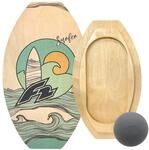F2 Balance Board Drop inkl. Ball 60x35cm Natur