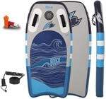 Marken Body Board Boogie Board Air mit Leash 3,7 Aufblasbar Blau