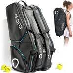 Tennistasche mit Schuhfach Herren + Damen f&uuml;r 4-8 Schl&auml;ger | 82L BLAU