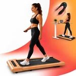 Walking Pad mit Steigung - bis 6 km/h - LED - Bluetooth - Fernbed. - 4.2