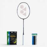 Badminton Set - Astrox 10 blau + Besaitung BG65 + Grip AC108