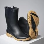 Gummistiefel 100 Damen schwarz