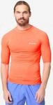 UV-Shirt Herren kurzarm 100 neonorange