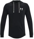 Herren-Sweatshirt Under Armour Rival Terry Lc Hd Schwarz Schwarz
