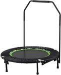 Fitness-Trampolin - Zusammenklappbar - Inkl. Sicherheitsmatten - &Oslash;104 cm