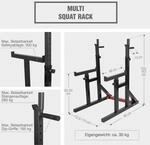 Multi Squat Rack inkl. Langhantel Set