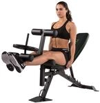 Verstellbare Hantelbank &ndash; Schr&auml;gbank & Negativbank &ndash; Beintrainer - UB60