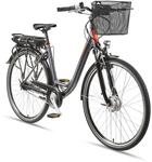 E-Bike RC657 28 Zoll 7-Gang Pedelec City Elektrofahrrad R&uuml;cktrittbremse grau