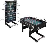 Scorpion Kick Tischkicker, klappbar, 2 Spielb&auml;lle, Schwarz