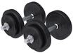 Kurzhantelset Kunststoff 20kg - 2er Set, &Oslash; 30mm Hantelset, Kurzhanteln, Hanteln