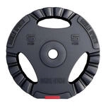 Hantelscheiben - 5 kg Gewichte, 30/31mm Bohrung, Tri-Grip, Kunststoff